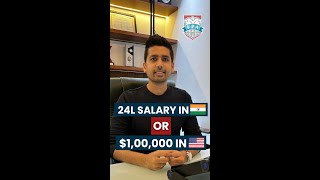 24L Salary in India or 100000 in USA  Kirtan Shah CFP [upl. by Pallas269]