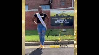 Aarin Carver Miss HBCU Teen 20212022 Freshman Update  Stingettes Alabama State University [upl. by Nosnaj]