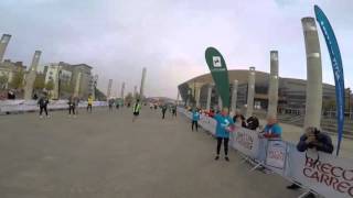 Cardiff Half Marathon route in 2 minutes World Championship course for 2016 [upl. by Ahsilac]