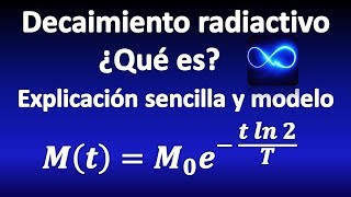 07 Desintegración radiactiva ECUACIONES DIFERENCIALES [upl. by Nilyad]