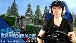 LWS 17 Landwirtschaftsimulator 17 PS4  Logitech G29 Lenkrad  Funktioniert ein Lenkrad an der PS4 [upl. by Naaman]