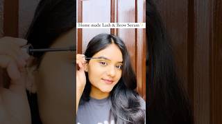 DIY lash amp brow serum trendingshorts homeremedies youtubeshorts shorts skincare skincaretips [upl. by Peder]