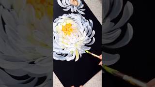 Easy white lotus 🪷 flower painting  short ytshort [upl. by Adnaluoy]