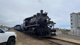 Oregon Coast Scenic Railroad in Rockaway Beach and Garibaldi OR [upl. by Hutner876]