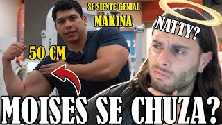 REACCIONANDO A MOISES EBRAHIN  NATTY O CHUZADO [upl. by Ahsekan]