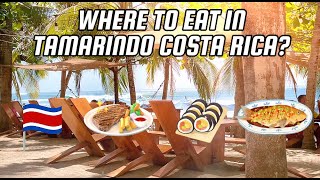 WHERE TO EAT IN TAMARINDO COSTA RICA [upl. by Kcid]