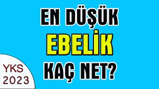 2023 yks en düşük ebelik kaç net I ebelik sıralama 2023 [upl. by Annmarie]