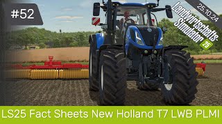 LS25 Fact Sheets New Holland T7 LWB PLMI [upl. by Akemak400]