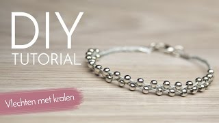 Sieraden maken met Kralenwinkel Online  Vlechten met kralen [upl. by Mungovan]