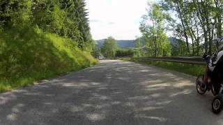 descente Avoriaz Morzine en tricycle [upl. by Raynata850]