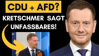 Videobeweis Deutet Kretschmer eine Koalition von CDUAfD an [upl. by Kopp]