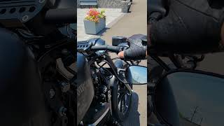 Harley Davidson Sportster Iron 883 Awesome Sound [upl. by Edla]