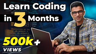 Learn coding in 3 months step by step coding roadmap  How to learn to code for absolute beginners [upl. by Else758]