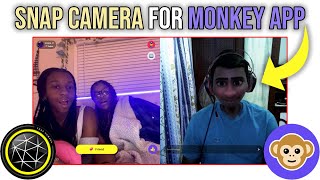 How to Use Snap Camera for Monkey App  Snap Camera on Monkey App 2024 [upl. by Odlopoel]