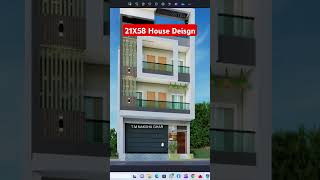 21x58 House Plan  21x58 House Design housedesign gharkanaksha youtubeshorts youtube shorts [upl. by Sucam]