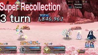 Fate Grand Order  Road to 7 Lostbelt 4 Super Recollection Arjuna Alter  Euryale 3 turn [upl. by Xenos]