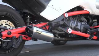 Two Brothers Racing  2015 CanAm Spyder F3 S1R Slipon Exhaust [upl. by Iamhaj]