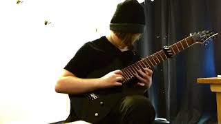 Rings of Saturn  Eviscerate guitar outro cover [upl. by Nob124]