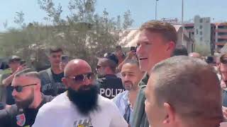 Scot McTominay Being Welcomed By Napoli Fans [upl. by Nacul]