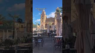 Cefalu Beach Town in Sicily travel shorts [upl. by Gean]