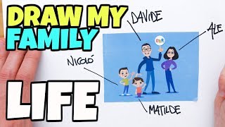 DRAW MY FAMILY LIFE GBR  Speciale 300000 Iscritti [upl. by Sullivan972]