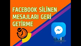 Facebook Silinen Mesajları Geri Getirme 2019 [upl. by Allerie]