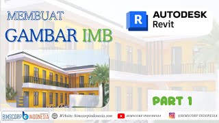 Project Membuat Gambar IMB Penginapan 2 Lantai di AUTODESK REVIT  PART 1  BIMSCORP INDONESIA [upl. by Atis]