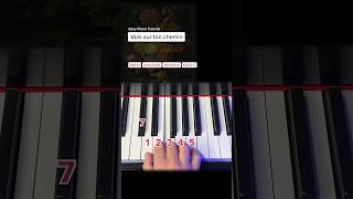 Vois sur ton chemin Techno Mix  Easy Piano Tutorial learnpiano pianotutorial easypiano [upl. by Soule45]