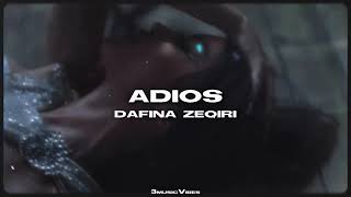 DAFINA ZEQIRI  ADIOS Lyrics [upl. by Broeder]