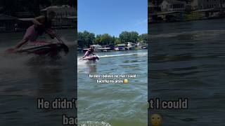 They never believe me backflip jetski challenge sendit 2stroke pov gopro lakelife moto [upl. by Damita14]