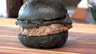 BKs Kuro Burger Recipe Black Cheeseburger [upl. by Constantin]