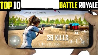 Top 10 Offline Battle Royale Games for Android Under 100 MB [upl. by Hogg137]