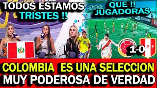 PRENSA PERUANA RESIGNADA TRAS PERDER ANTE COLOMBIA EN LA HEXAGONAL [upl. by Tigram]