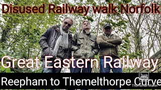 GER disused railway walk Norfolk Reepham to Themelthorpe Curve [upl. by Rufus]