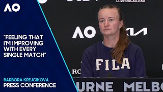 Barbora Krejcikova Press Conference  Australian Open 2024 Fourth Round [upl. by Ree717]