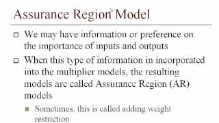 assurance region Chapter 8 [upl. by Ominoreg]