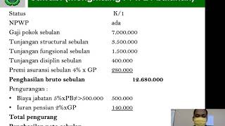 Contoh Perhitungan PPh 21 Pegawai Tetap atas Penghasilan Tidak Teratur [upl. by Atrice]