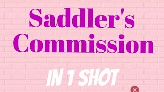 Saddlers Commission BA 1st year2nd Semester [upl. by Lacefield410]