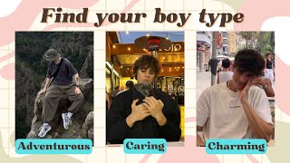 Find Your Ideal Boy Type Quiz ✨💜  Fun Personality Quiz [upl. by Emixam]