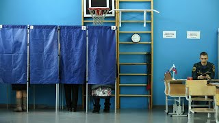 Präsidentschaftswahl in Russland gestartet [upl. by Irab563]