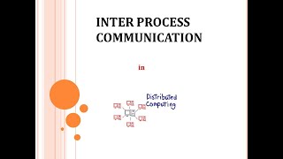 Inter Process Communication in Distributed Systems  in TELUGU [upl. by Atteloc]