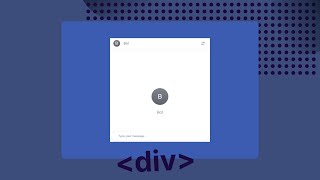 Simply integrate a chatbot into a div [upl. by Euqinay]