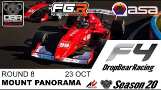 DropBear Racing Season 20 Formula 4  Round 8  Mount Panorama [upl. by Rodney]