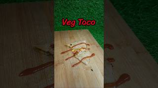 veg Healthy Taco 🌮 food recipe cooking viral explore tacos vegtaco [upl. by Analram]