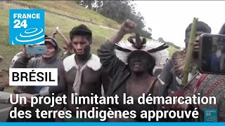 Brésil  les députés approuvent un projet limitant la démarcation des terres indigènes [upl. by Menis746]