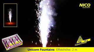 Unicorn Fountains 5er Schachtel von NICO [upl. by Keir841]