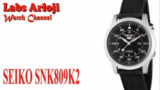 JAM TANGAN SEIKO 5 AUTOMATIC SNK809K2 BLACK ORIGINAL UNBOXING Best Seller [upl. by Lyrahs]