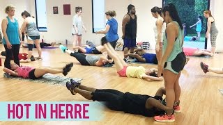 Nelly  Hot in Herre Ab Workout  Dance Fitness with Jessica [upl. by Hach]