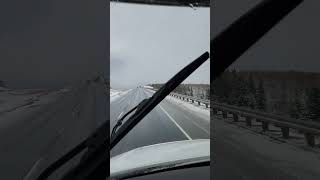 Winter has arrived in Nova Scotia winterdriving novascotia winter [upl. by Adnaw]