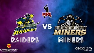 MPL U13  Raiders vs Miners  16 Jun 2024 1240  Uplands College A [upl. by Habas]